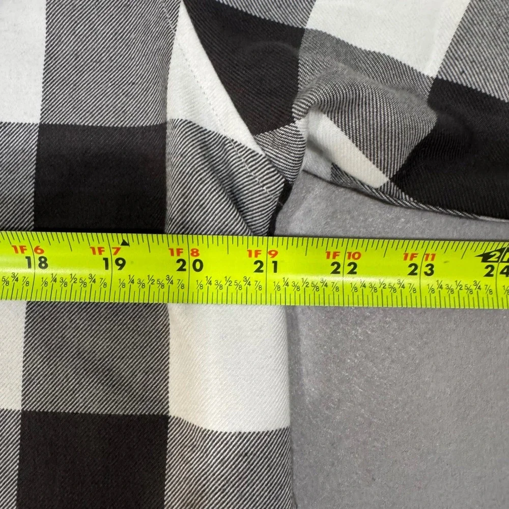 Dixxon Flannel Company Pinnacle Shirt Mens LT Black White Buffalo Check Custom
